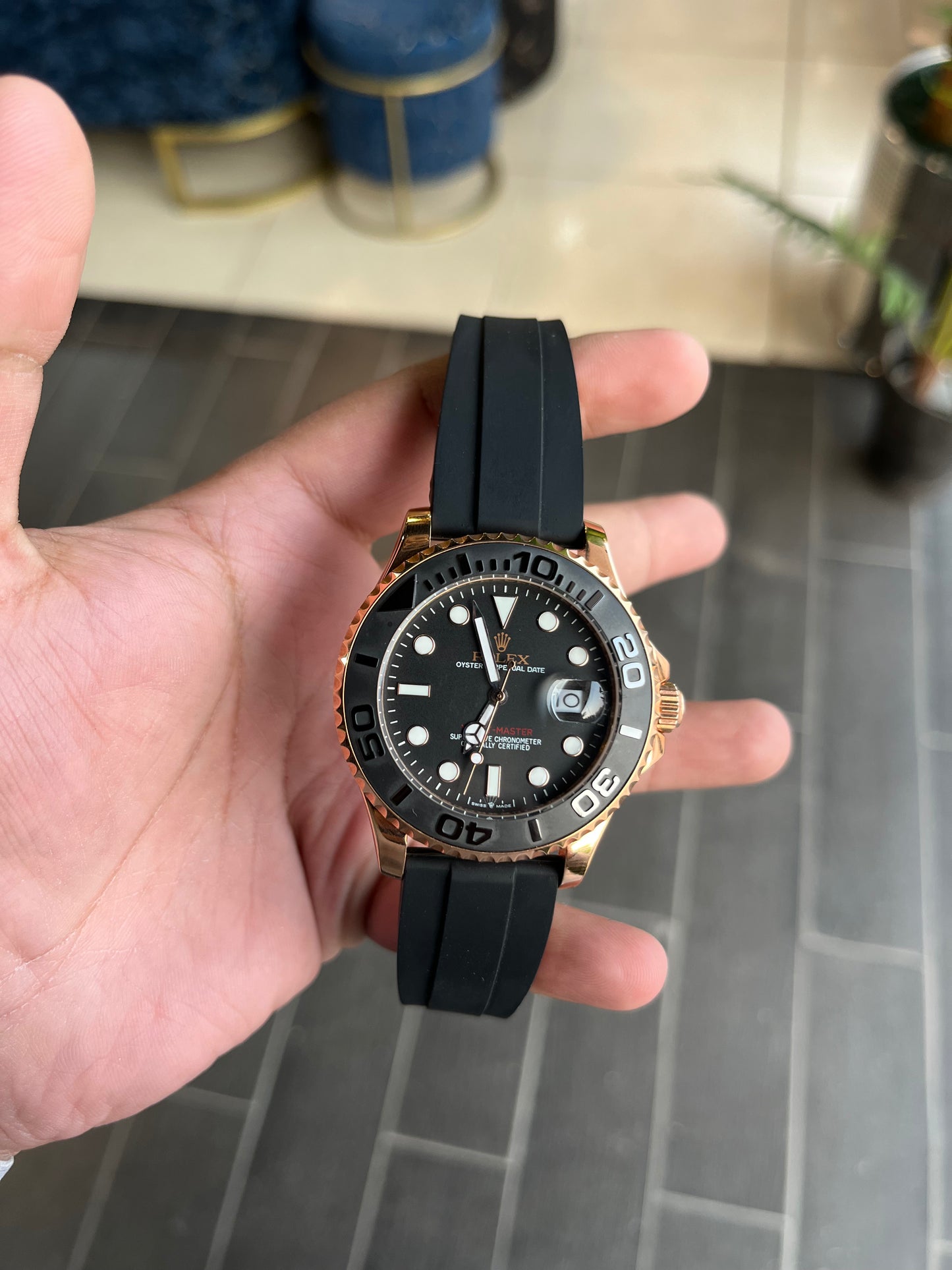 Yacht-Master Everose Gold PVC